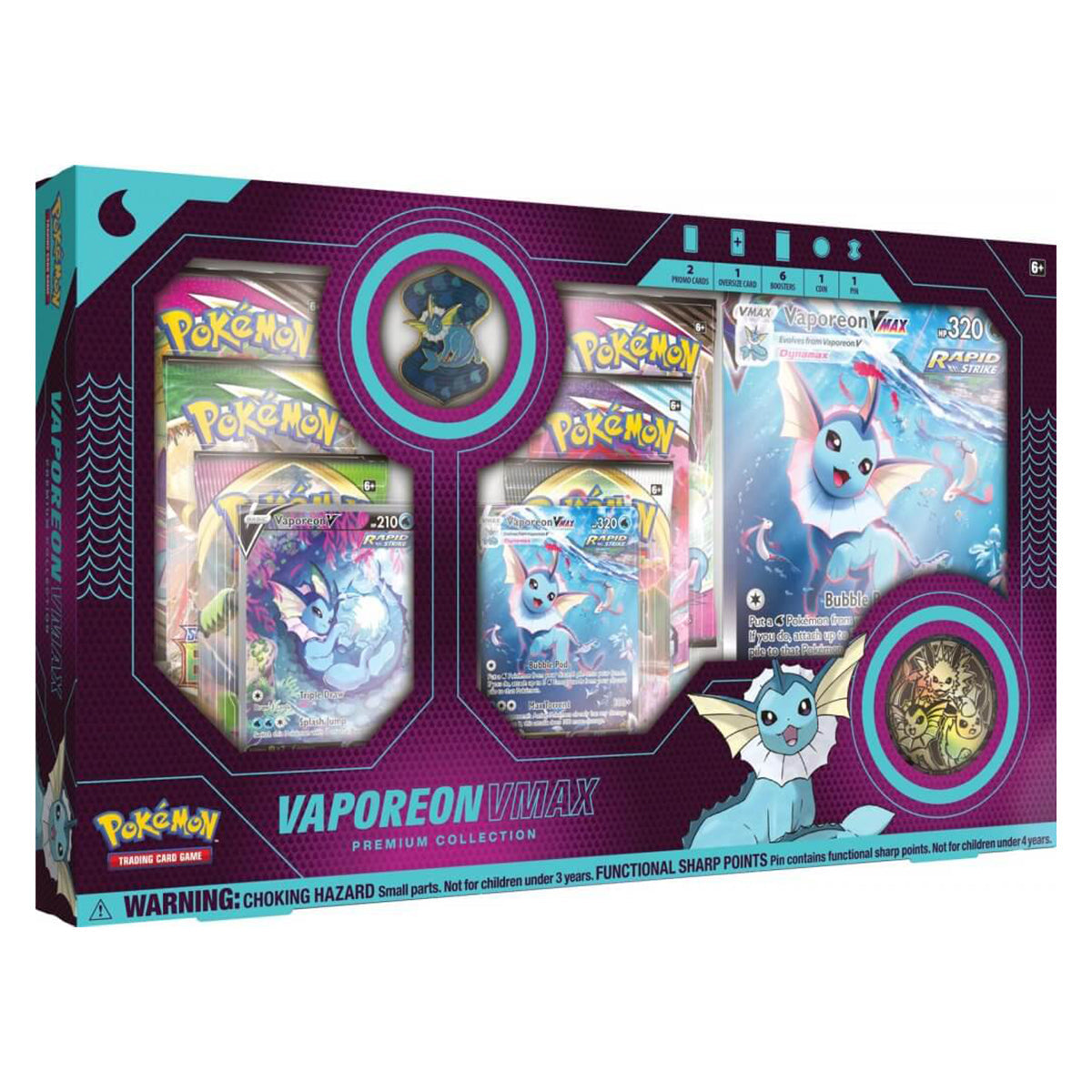 Eevee Evolution VMAX Premium Collection (Set of 3) POKEMON TCG