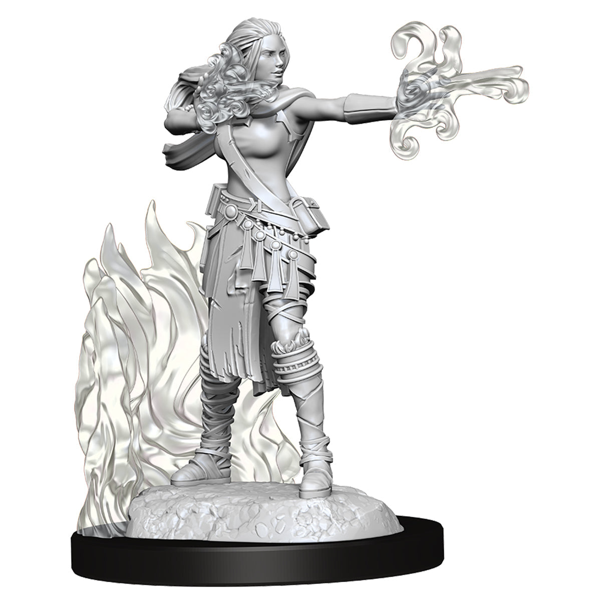 D&D Nolzurs Marvelous Unpainted Miniatures Female Multiclass Warlock + Sorcerer