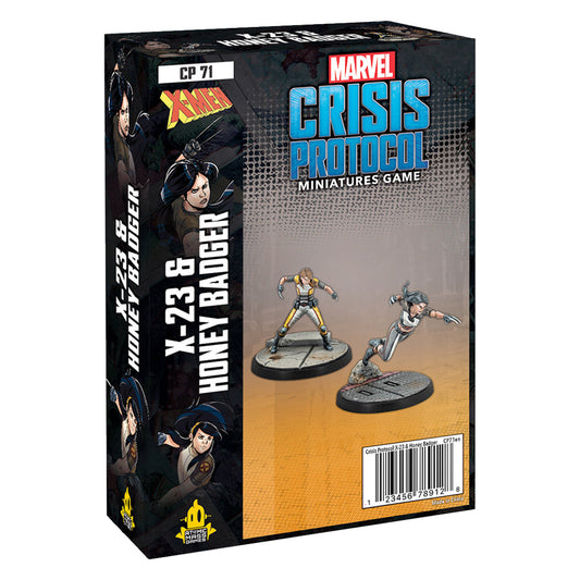 Marvel Crisis Protocol X-23 and Honey Badger