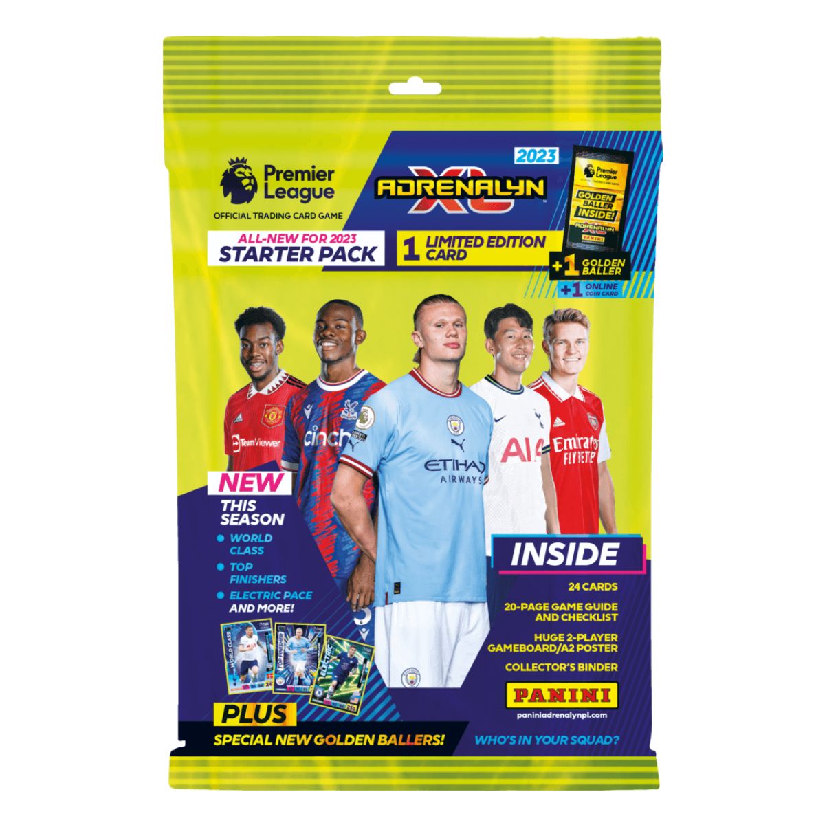 PANINI 2022/2023 Adrenalyn XL Premier League Soccer Trading Card Starter Pack