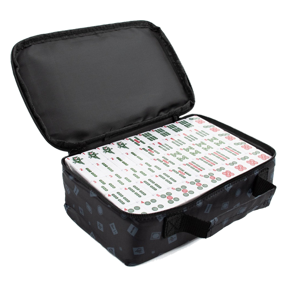 LPG Mahjong Travel Case - Classic Set w/ Black Tiles