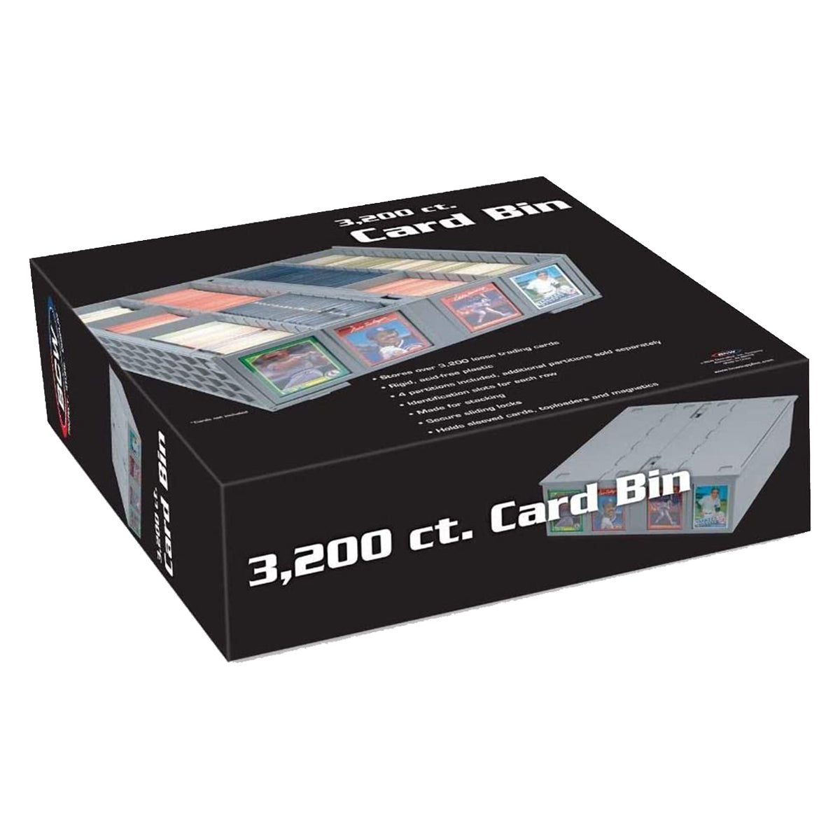 BCW Collectible Card Bin Gray