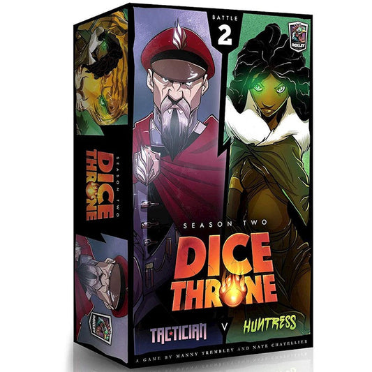 Dice Throne Season 2 Battle Box 2 Tactician VS Huntress Kickstarter Champion Edition Board Game