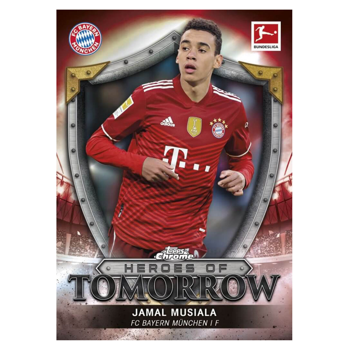 TOPPS 2022 Chrome Bundesliga Hobby Collection Display