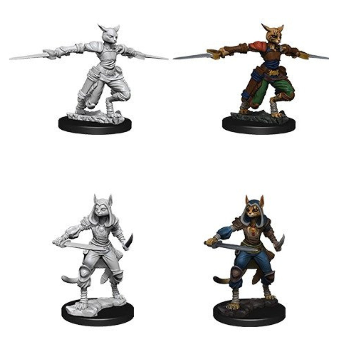 D&D Nolzurs Marvelous Unpainted Miniatures Female Tabaxi Rogue
