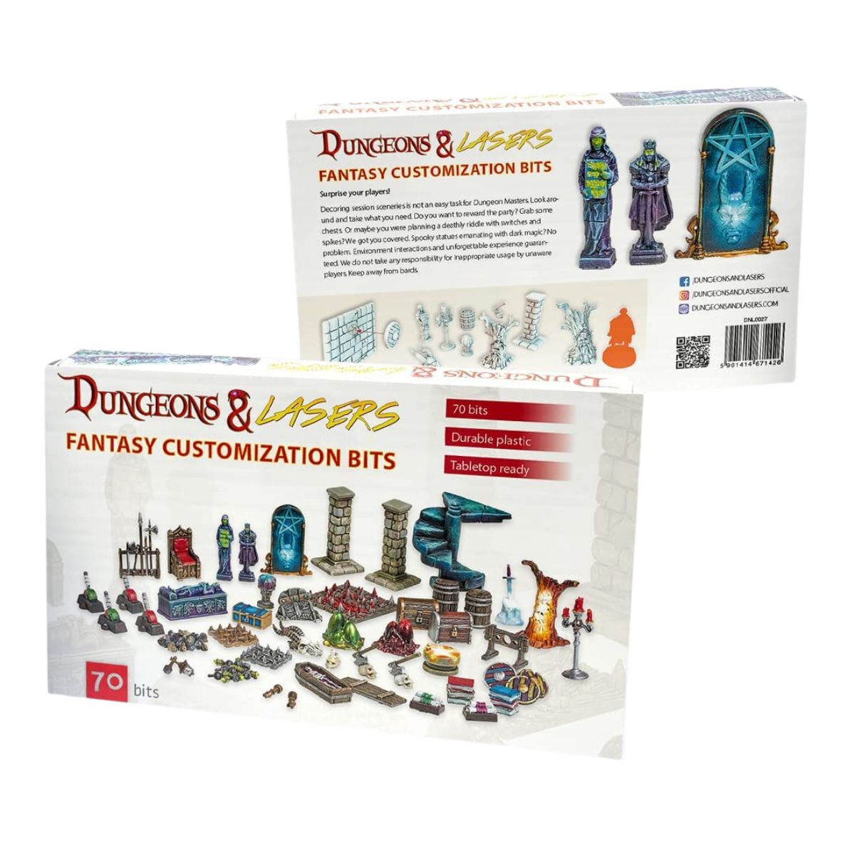 Dungeons & Lasers: Fantasy Customisation Bits