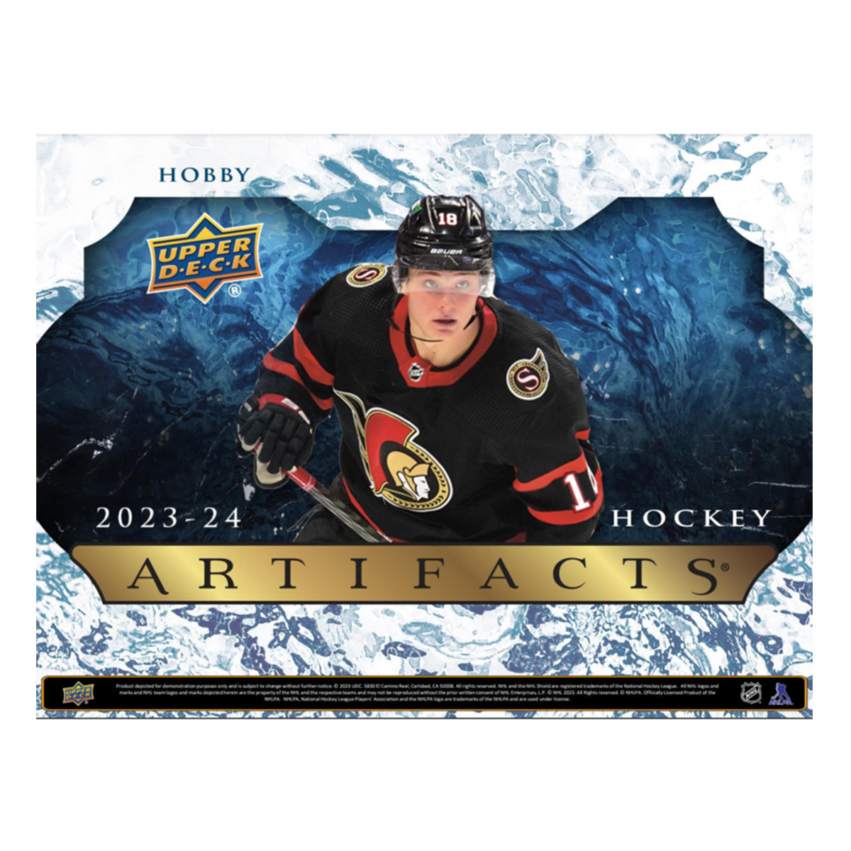 NHL - 2023/24 Artifacts Hockey Hobby Trading Cards (Display of 8)