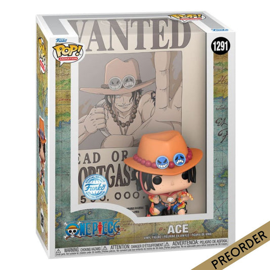 One Piece - Portgas D Ace Wanted Pop! Cover