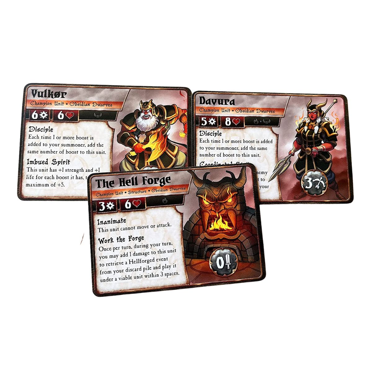 Summoner Wars 2nd Edition Obsidian Dwarves Faction Deck