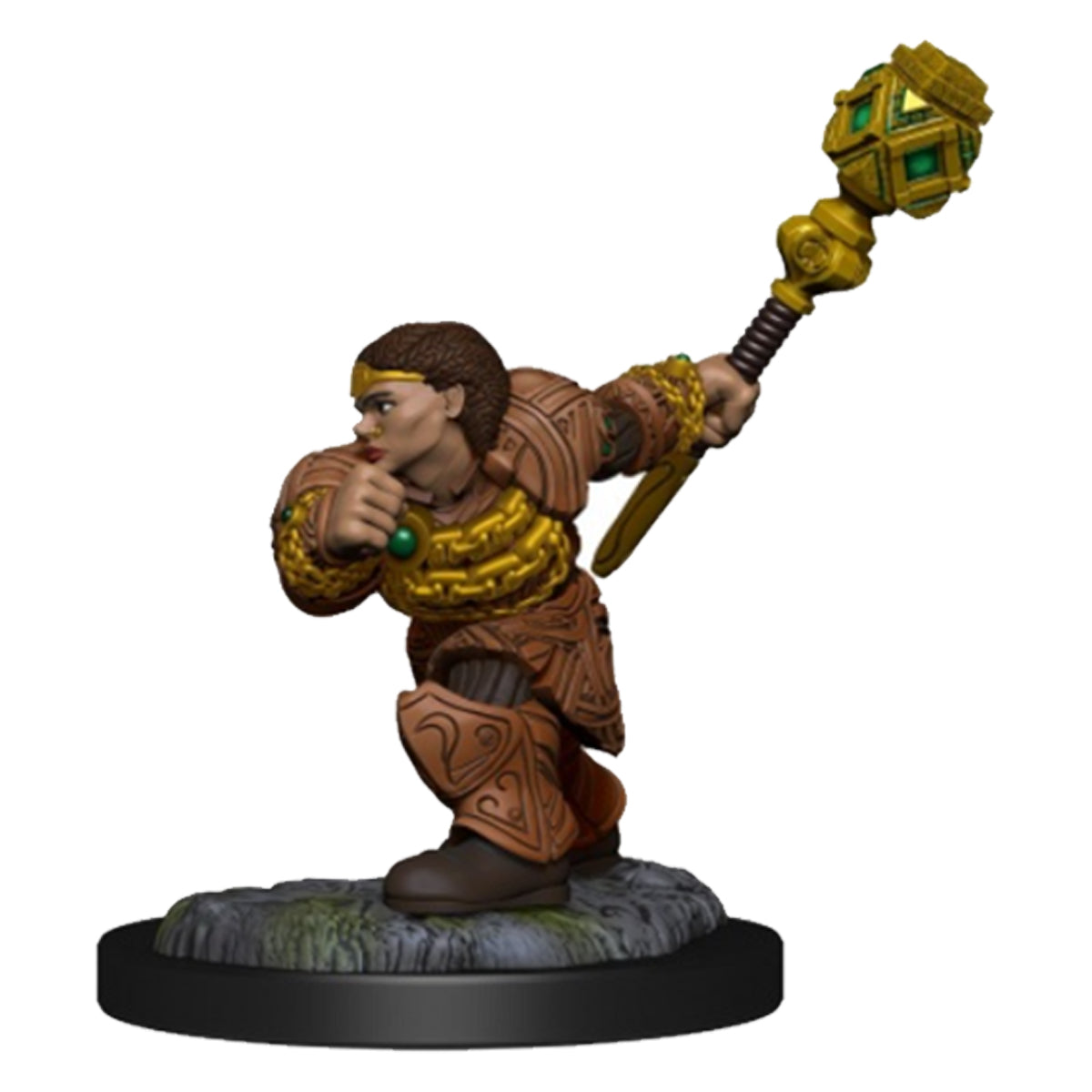 Magic the Gathering Unpainted Miniatures Dwarf Fighter & Dwarf Cleric