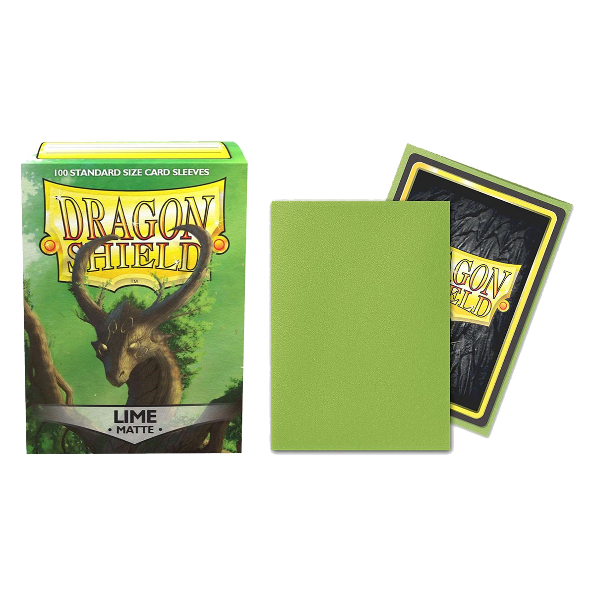 Dragon Shield Standard 100ct Lime MATTE 63x88mm Sleeves
