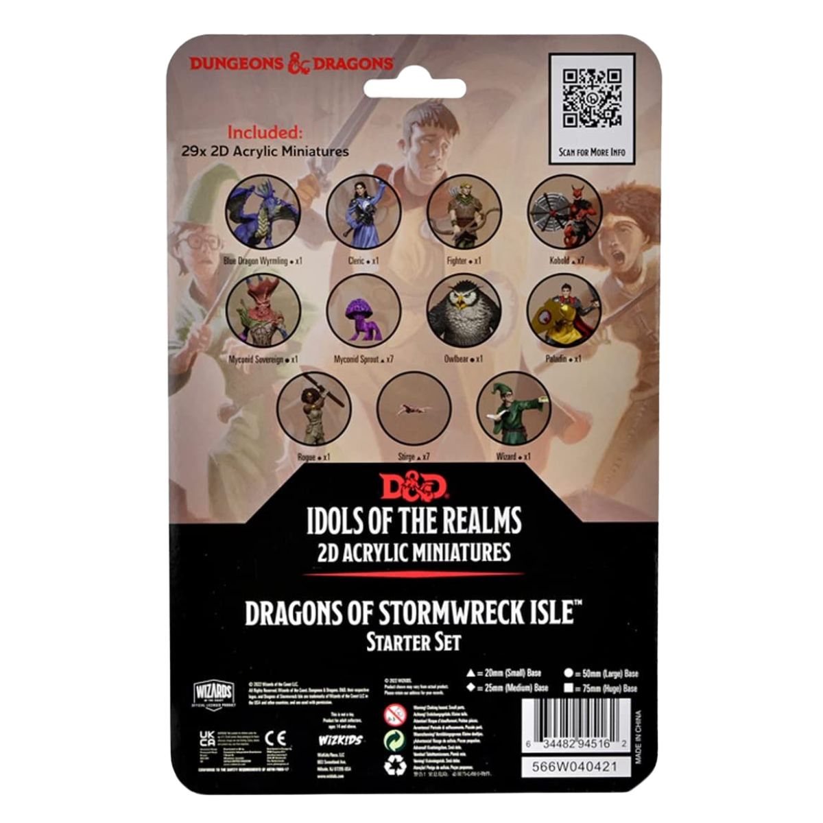 D&D Idols of the Realms Dragons of Stormwreck Isle 2D Set