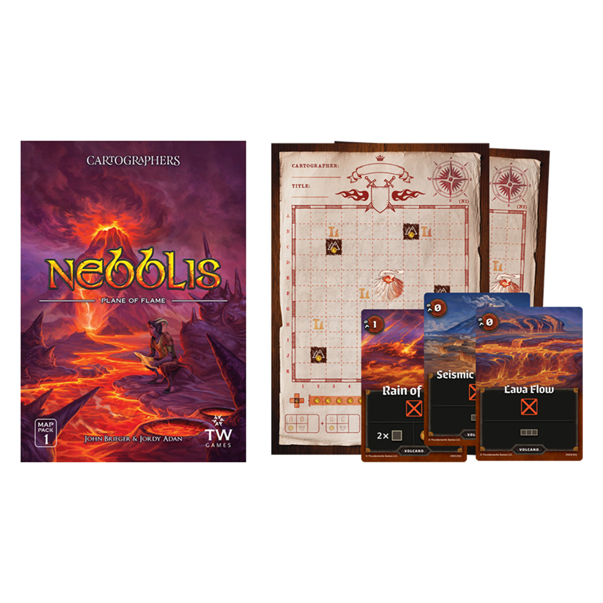 Cartographers Map Pack 1 - Nebblis