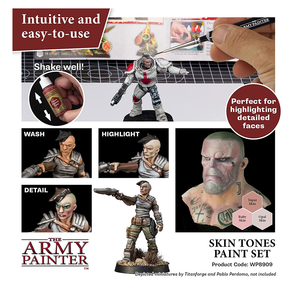 Army Painter Paint Set - Skin Tones Sets