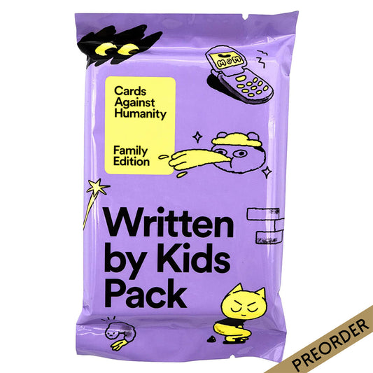 Cards Against Humanity Family Edition Written By Kids Pack
