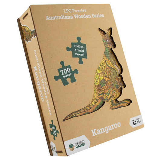 LPG Wooden Puzzle Australiana Series 01 - Kangaroo