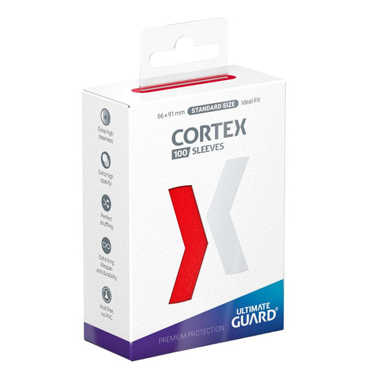 Ultimate Guard Cortex Sleeves Standard Size Red 100ct