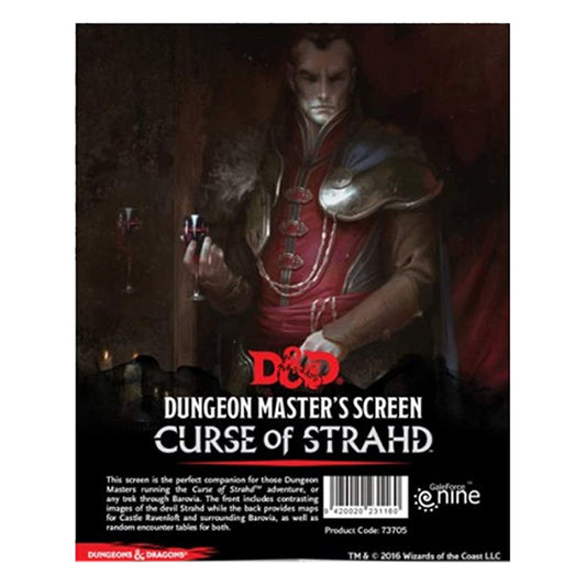 D&D Curse of Strahd DM Screen