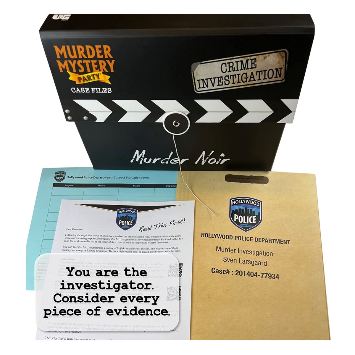 Murder Mystery Party Case Files - Murder Noir