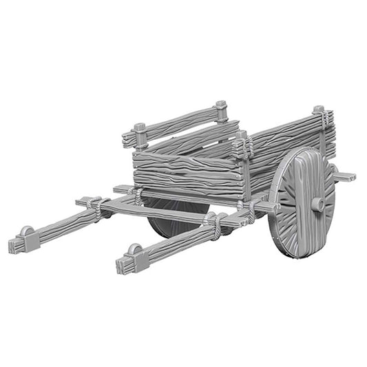 WizKids Deep Cuts Unpainted Miniatures 2 Wheel Cart