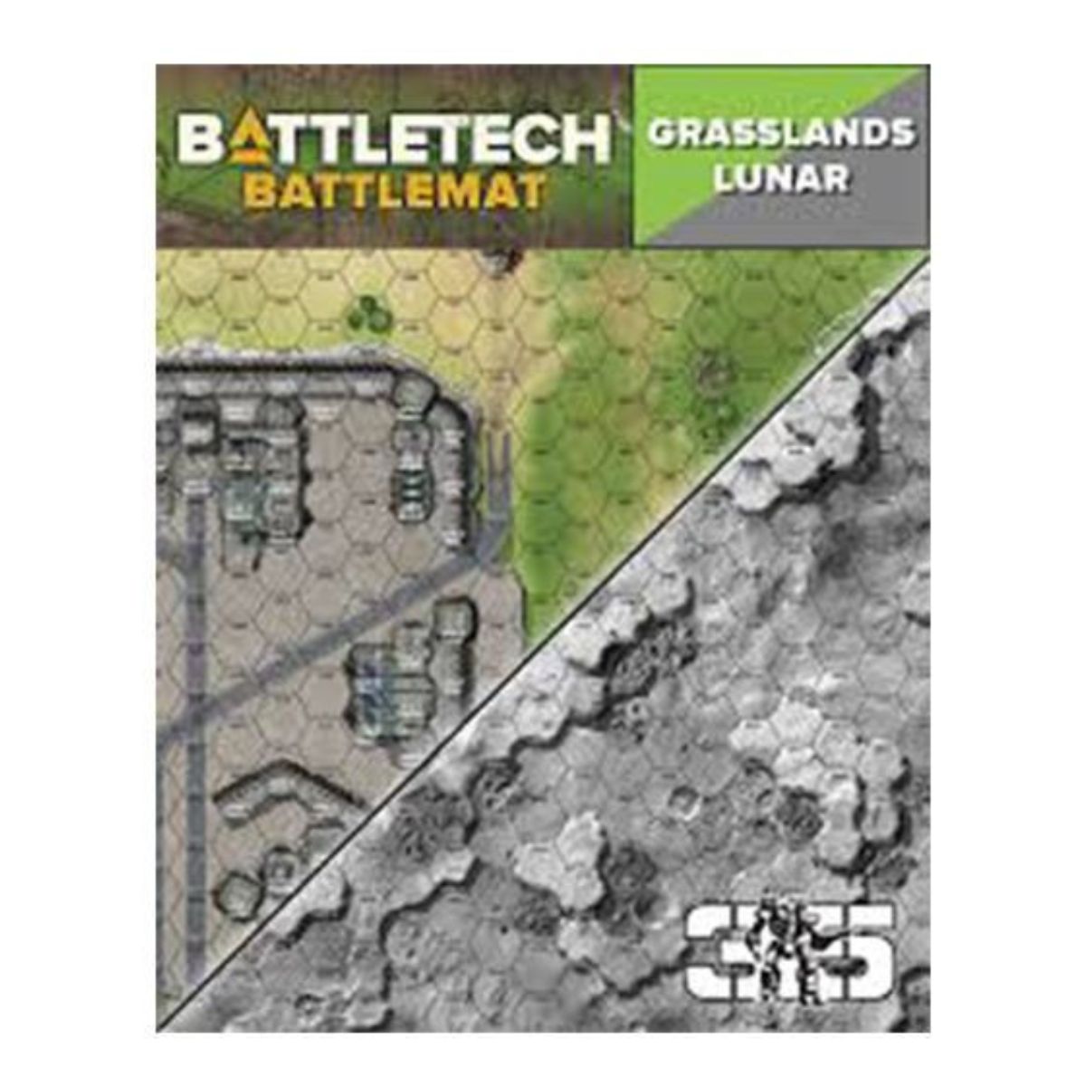 BattleTech Battle Mat - Grasslands Lunar