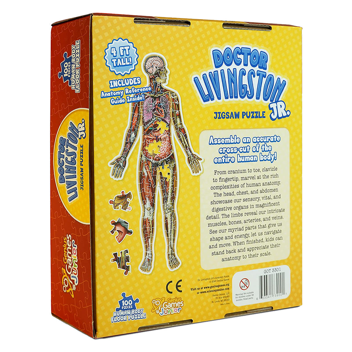 Kid's 100 piece Anatomy Floor Puzzle