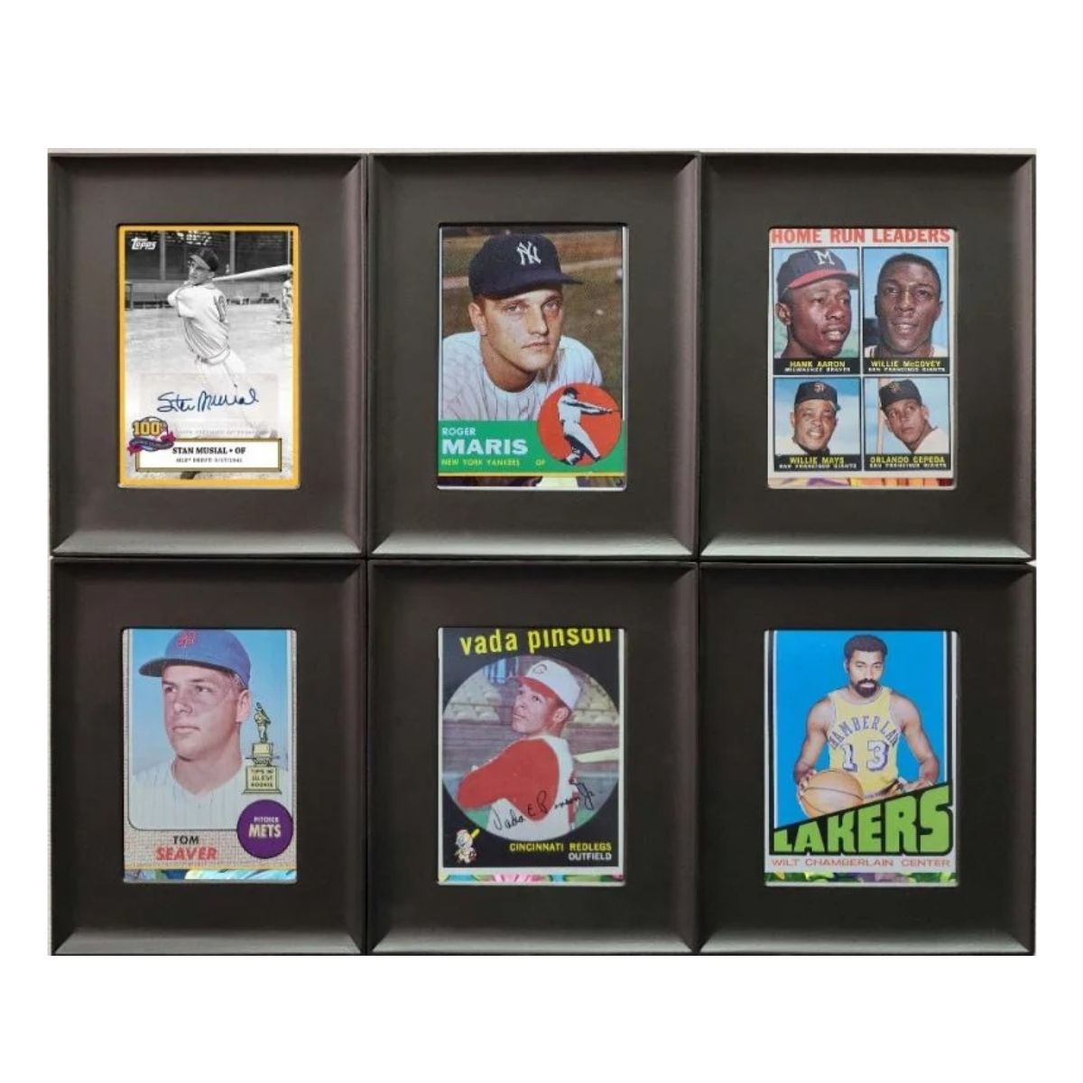 BCW Interlocking Card Frames Black (6 Frames Per Pack)