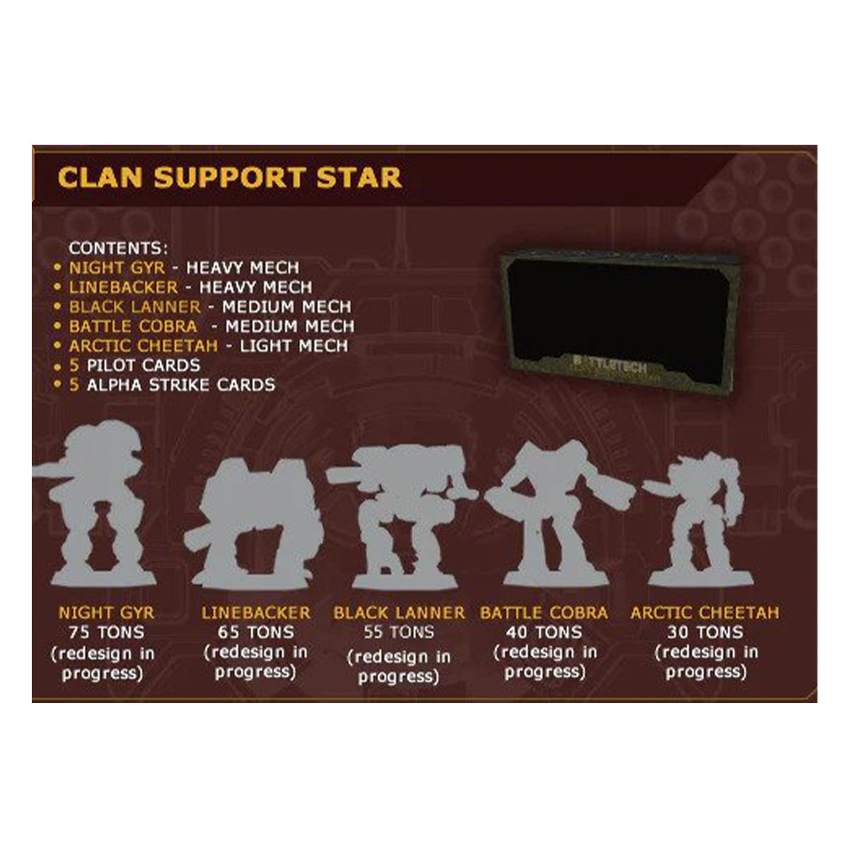 Battletech Clan Support Star