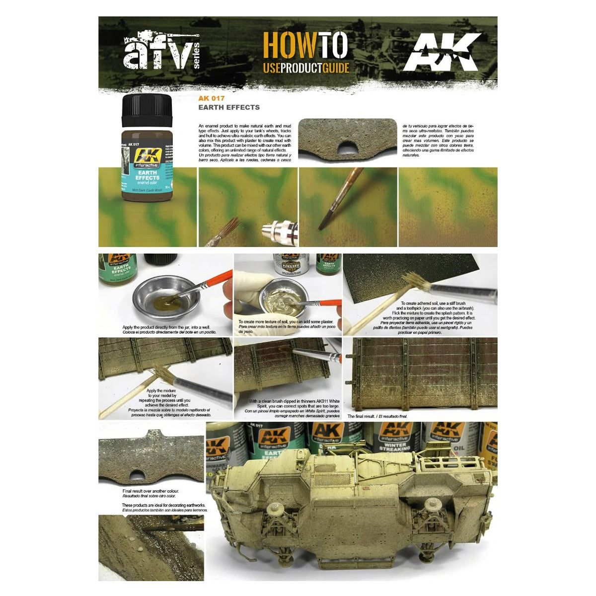 AK Interactive Weathering Products - Earth Effects