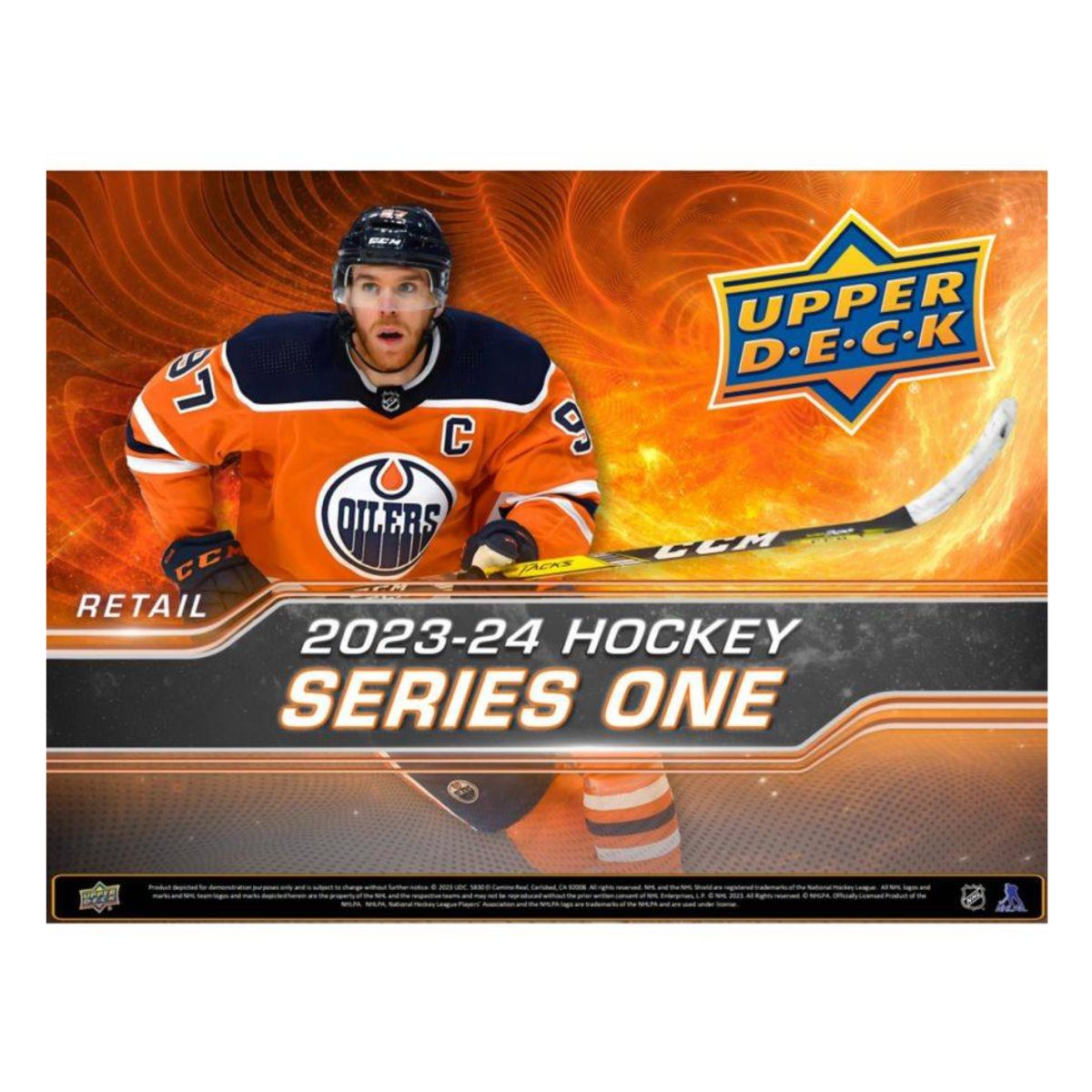 NHL - 2023/24 Upper Deck Hockey Series 1 Blaster Trading Cards (Display of 4)
