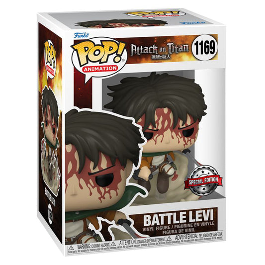 Attack on Titan - Levi Battle Blood-Splattered Pop! Vinyl
