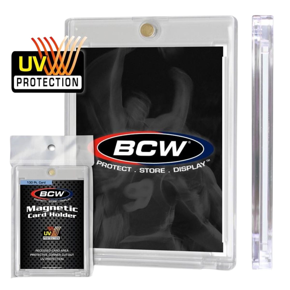 BCW One Touch Magnetic Card Holder 130 Pt Card Standard