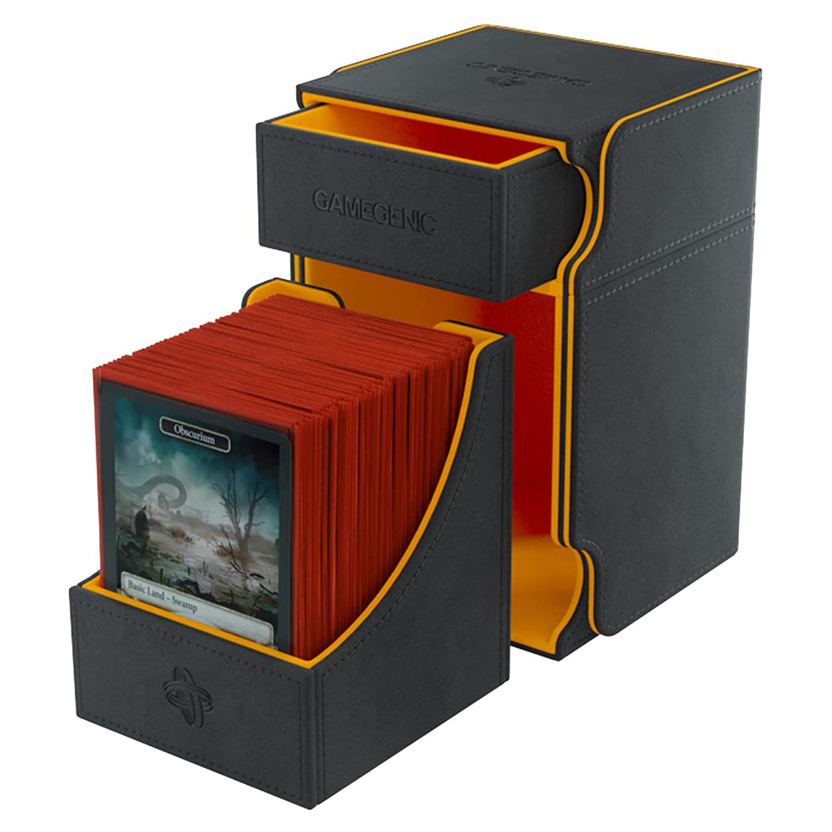 Gamegenic Watchtower 100+ XL 2021 Edition Black/Orange Deck Box