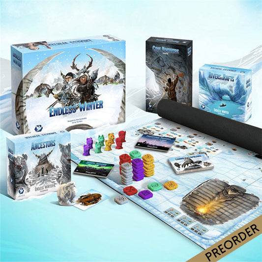 Kickstarter Endless Winter Paleoamericans Chief Pledge with Big Box