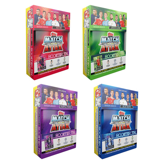 MATCH ATTAX UEFA Champions League 2022/2023 Edition Mini Tins (Set of 4)
