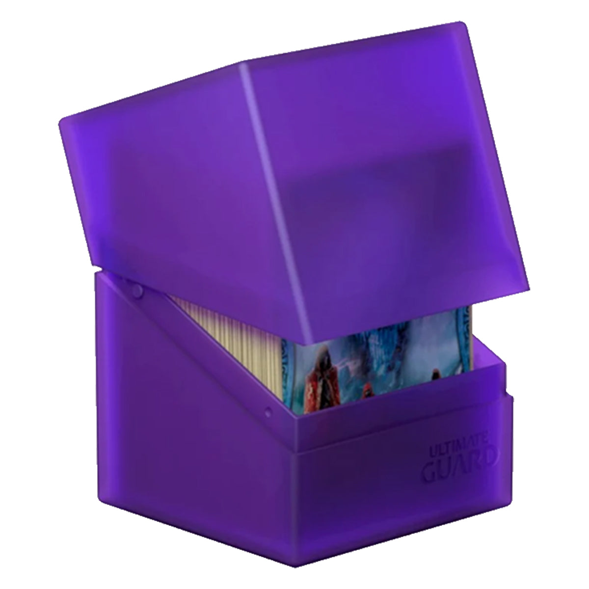 Ultimate Guard Boulder Deck Case 100+ Standard Size Amethyst Deck Box