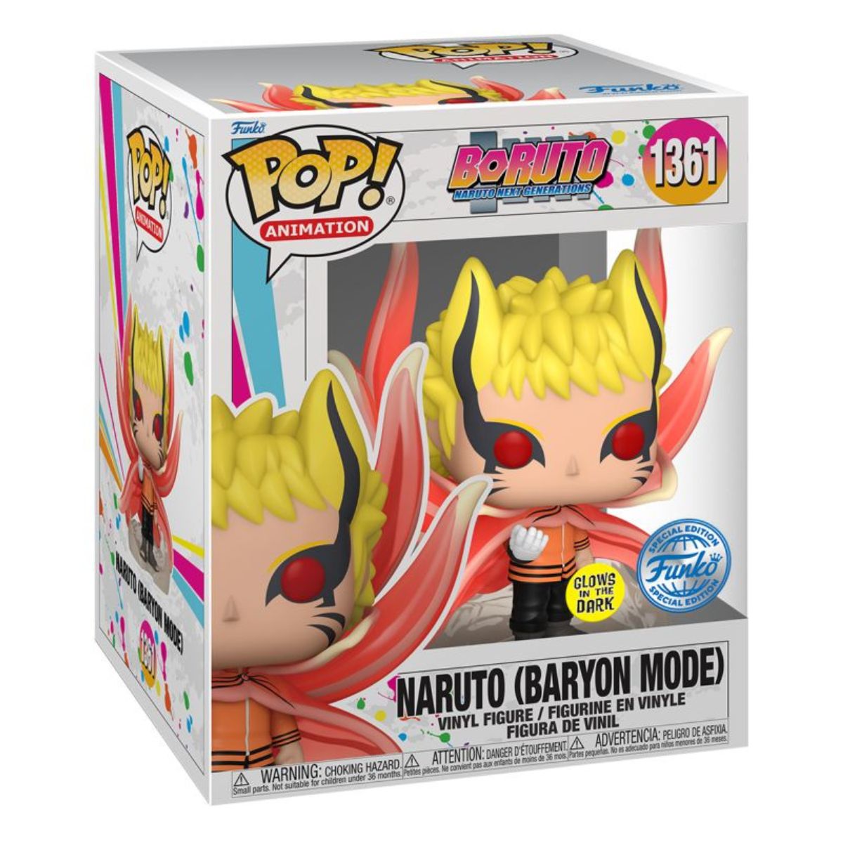 Boruto - Naruto Baryon Mode Glow 6" Pop! Vinyl