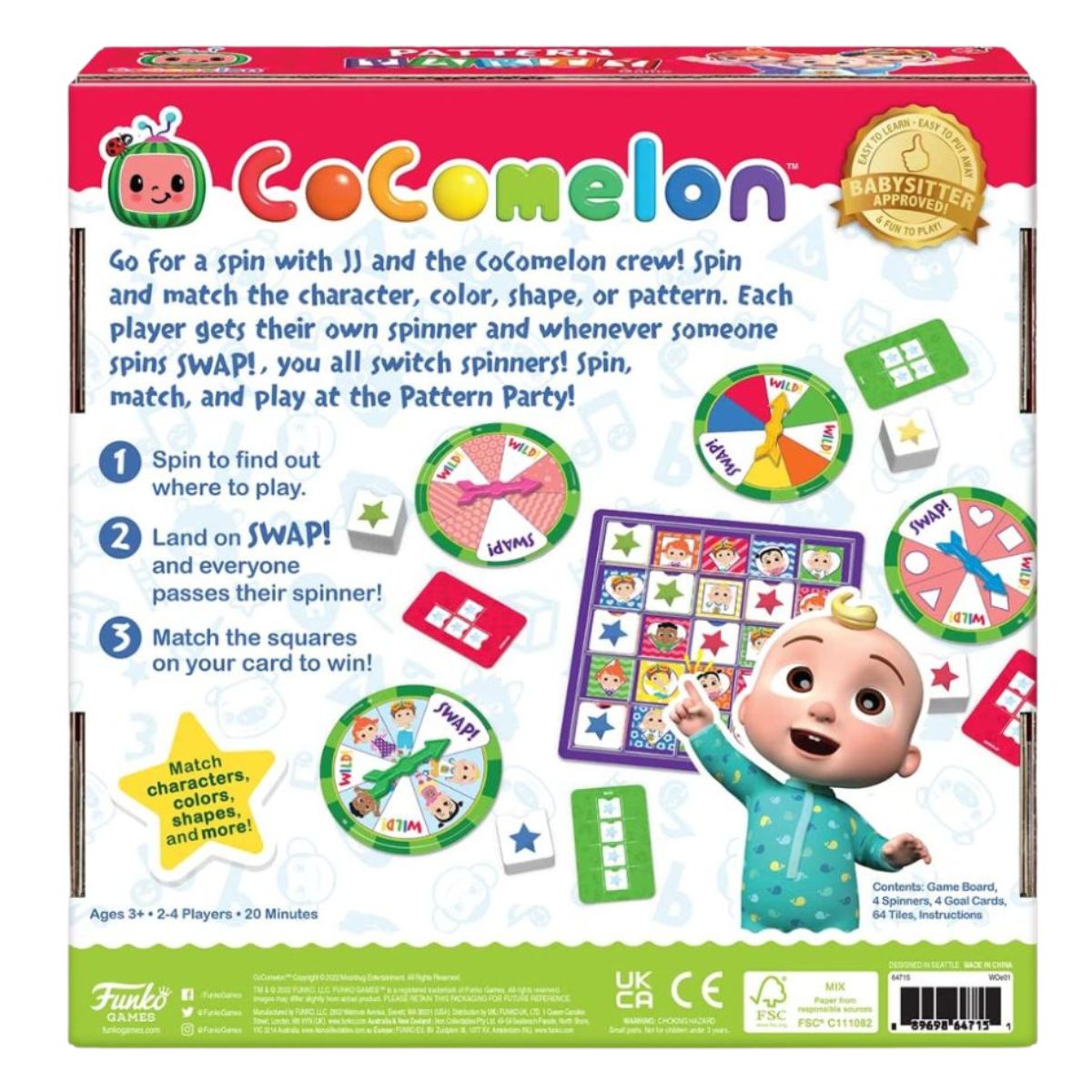 CoComelon - Pattern Party Game