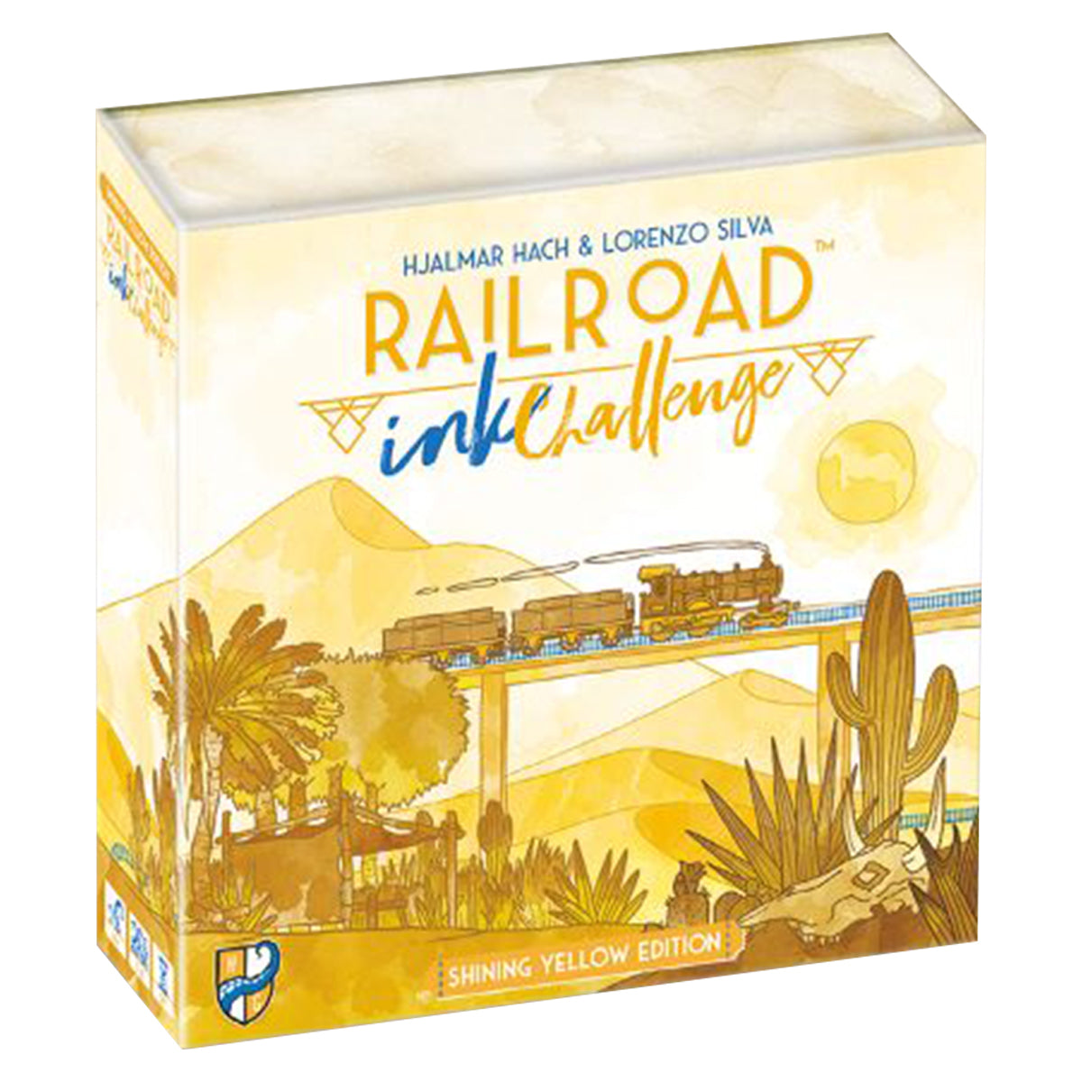 Railroad Ink Challenge Shining Yellow