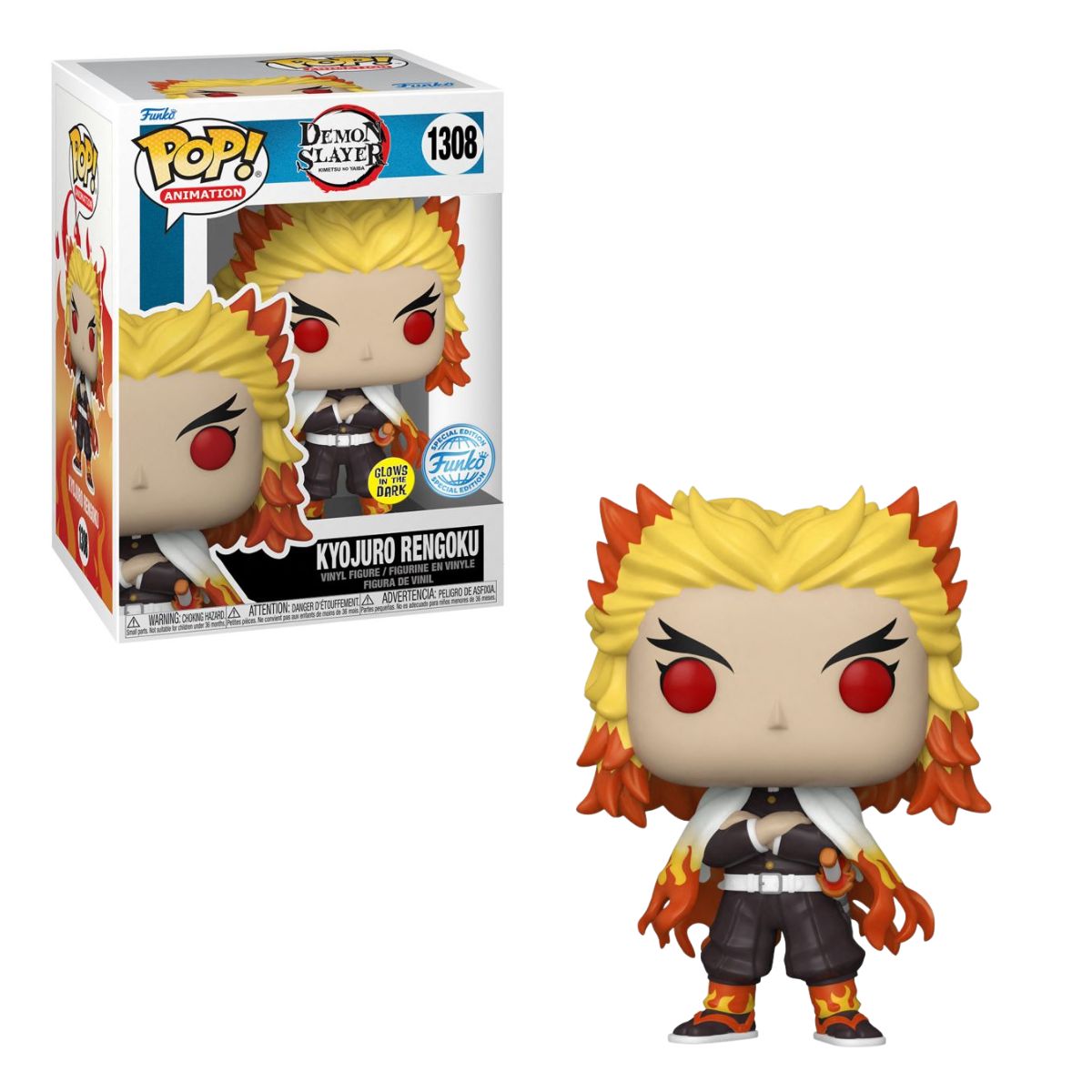 Demon Slayer - Rengoku Glow Pop! Vinyl