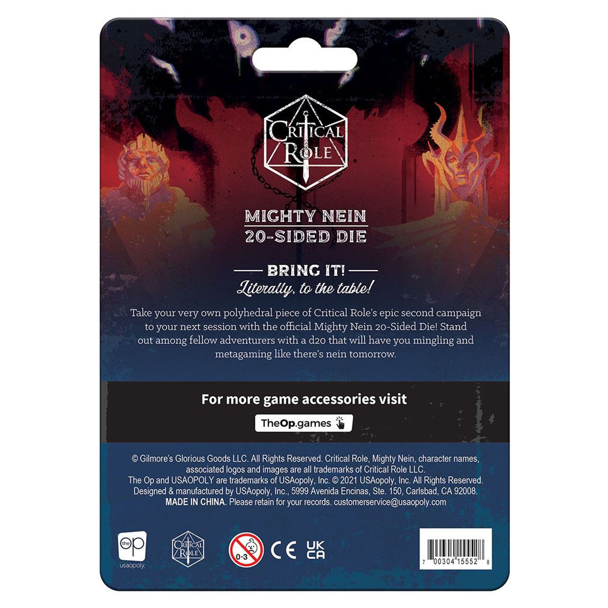 Critical Role Mighty Nein 20-Sided Dice