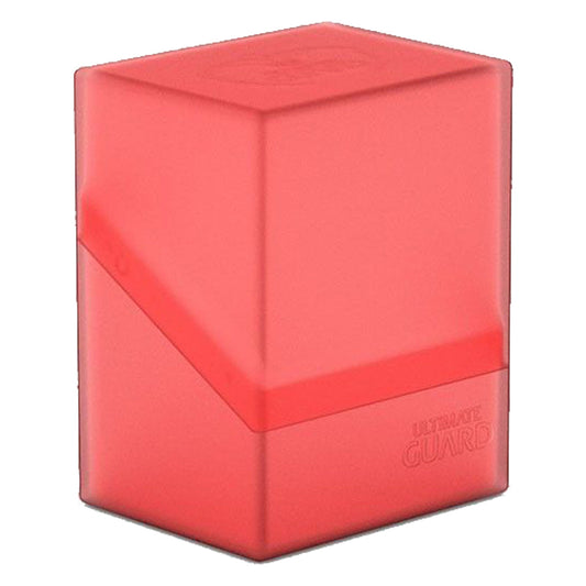 Ultimate Guard Boulder Deck Case 80+ Standard Size Ruby Deck Box