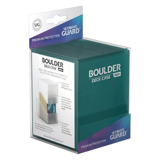 Ultimate Guard Boulder Deck Case 100+ Standard Size Malachite Deck Box