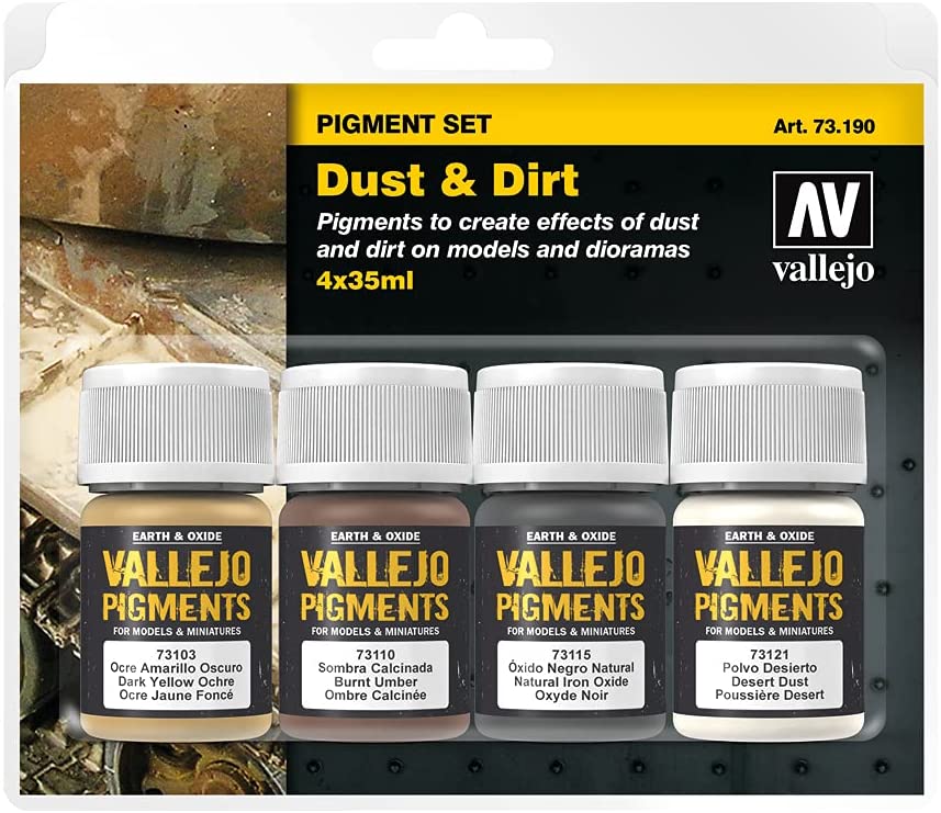 Vallejo Pigments Set Dust & Dirt 35ml