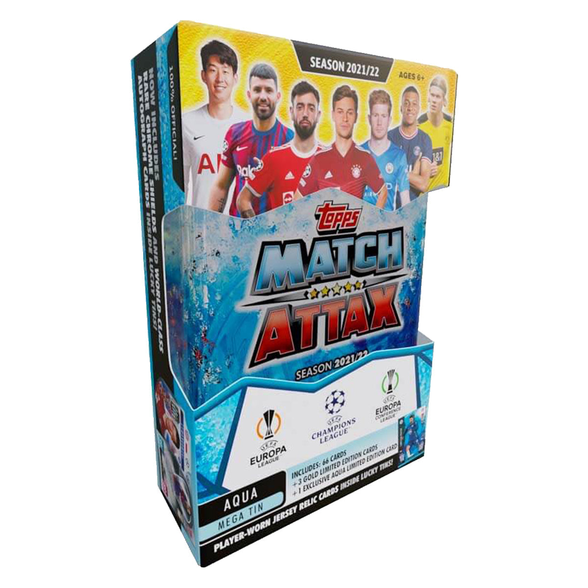 UEFA Champions League 2021/2022 Edition Mega Tins (Set of 4) MATCH ATTAX