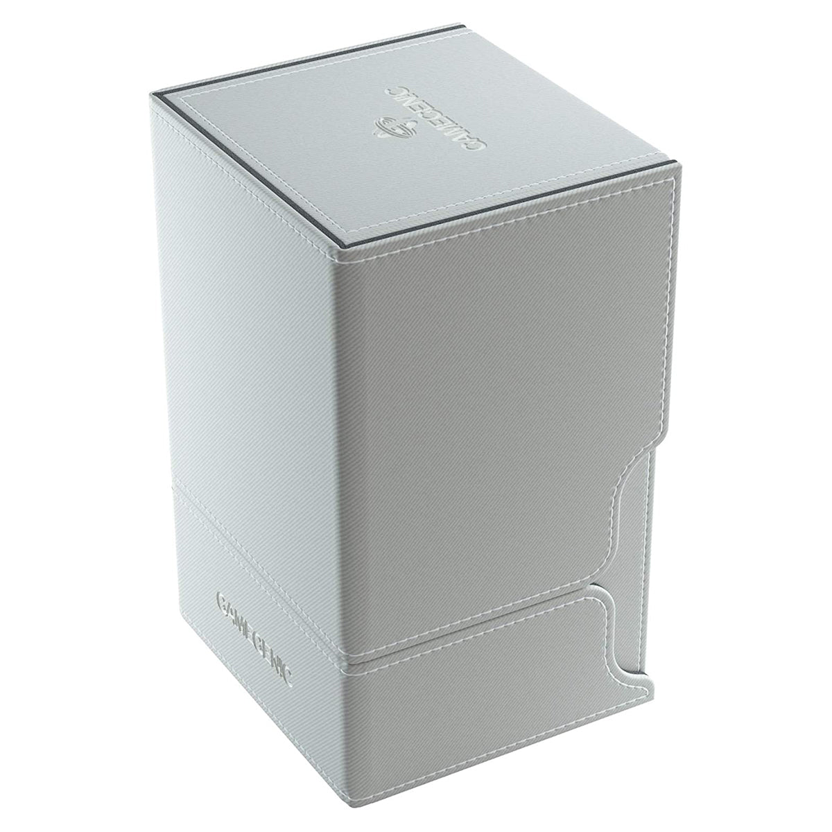 Gamegenic Watchtower Holds 100 Sleeves Convertible Deck Box White