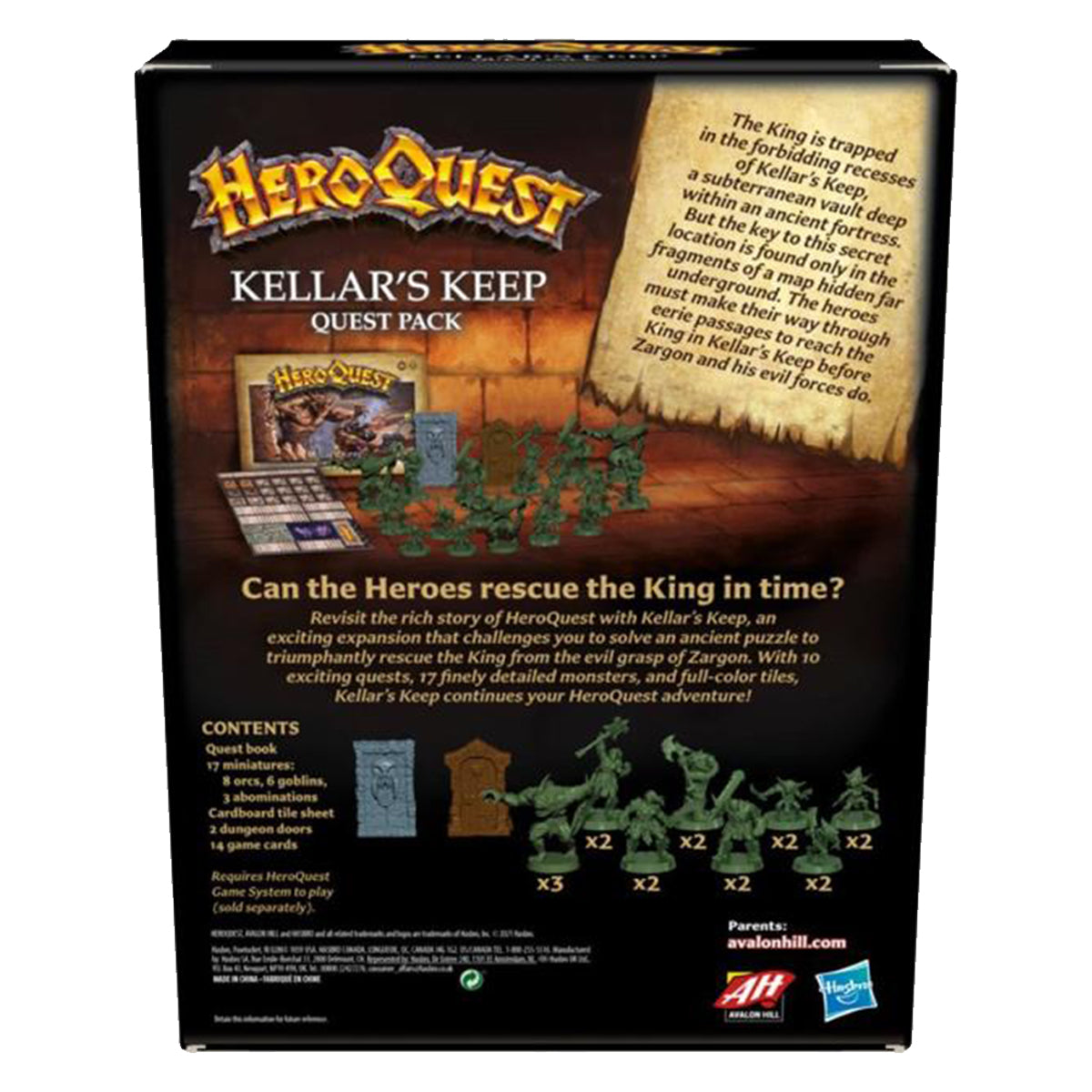 HeroQuest Kellar's Keep Expansion