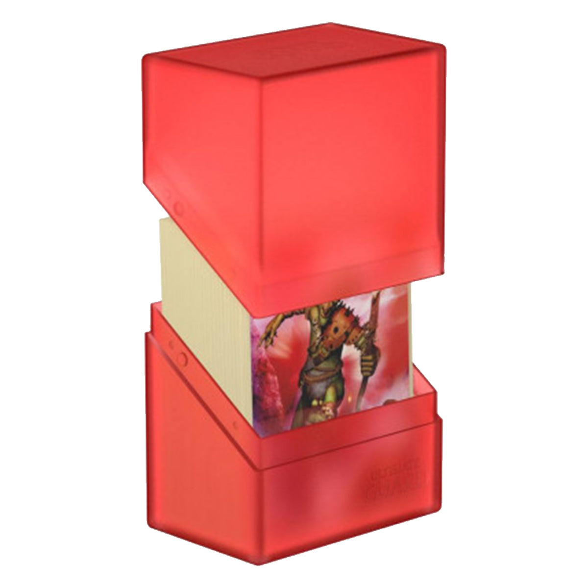 Ultimate Guard Boulder Deck Case 60+ Standard Size Ruby