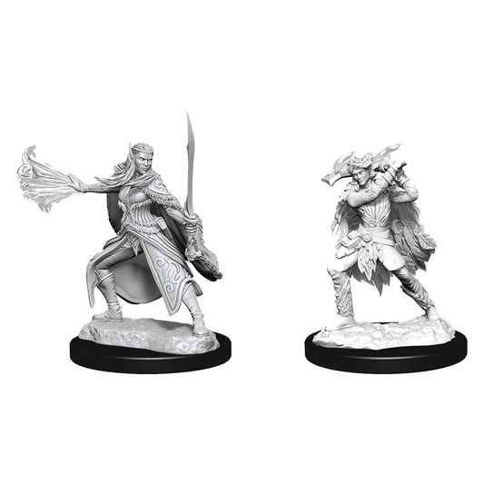 D&D Nolzurs Marvelous Unpainted Miniatures Winter Eladrin  & Spring Eladrin