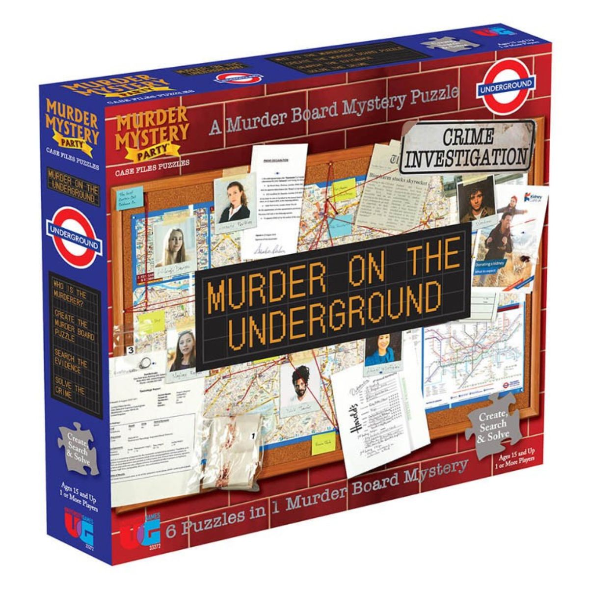 Murder Mystery Party Case Files - Murder on the Underground